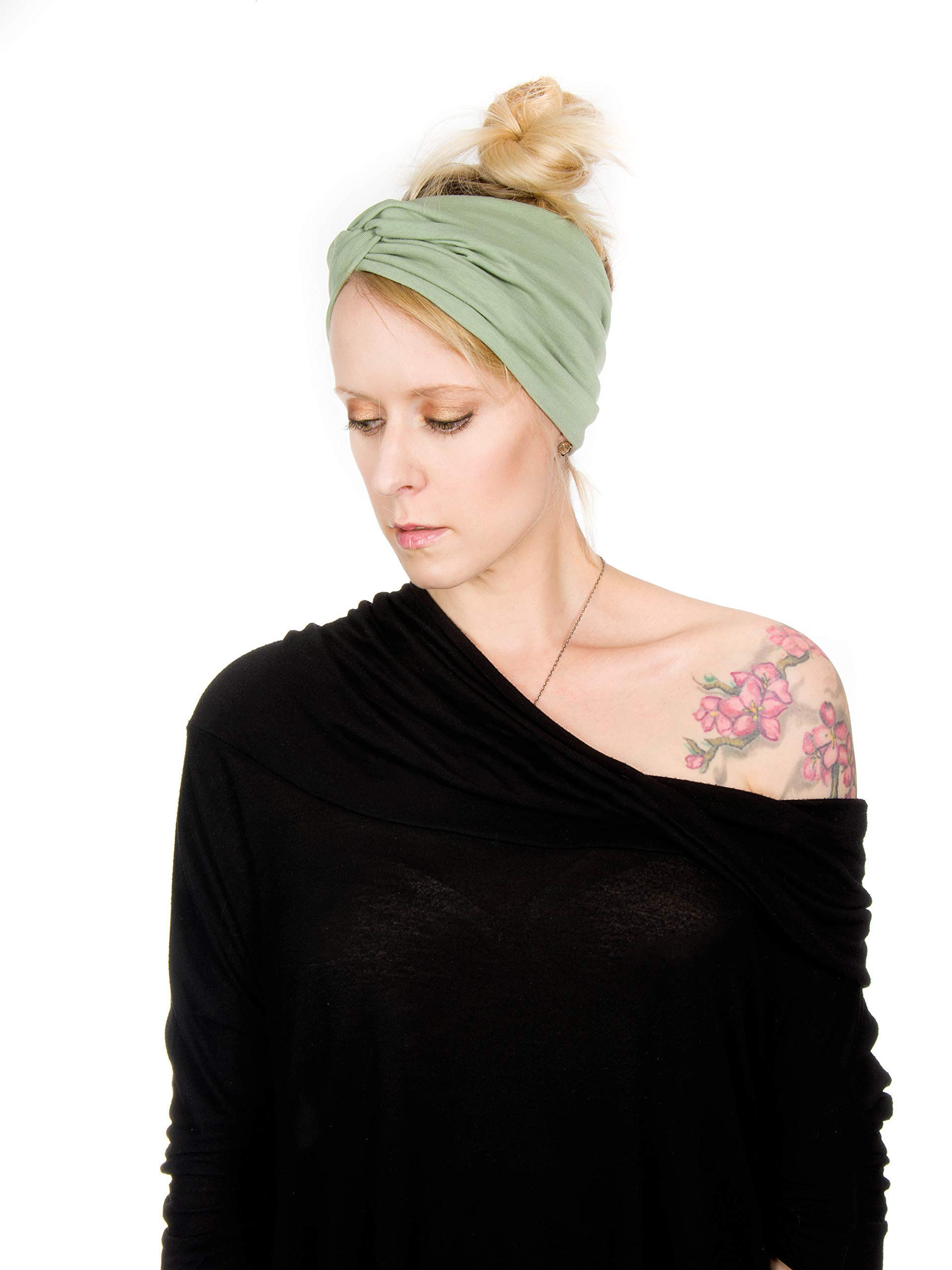 Amazon.com: ForgottenCotton Twist Headband Extra Wide Scrunch