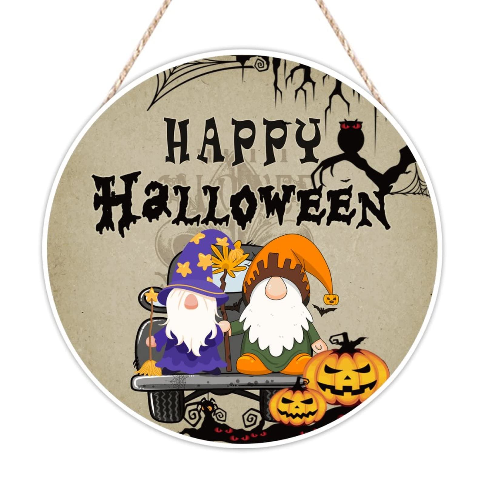 Panneau de bienvenue Happy Halloween pour sublimer votre porche