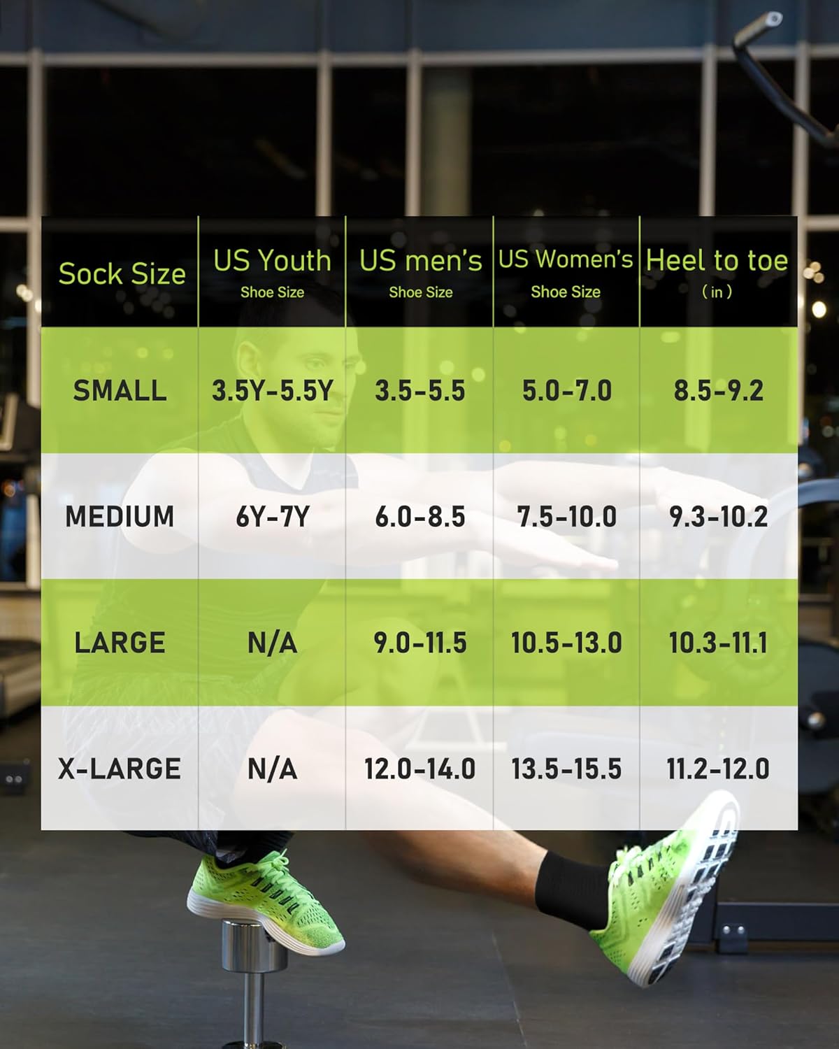 Quarter Compression Socks for Men Women, Cushioned Running Hiking Socks - Image 2