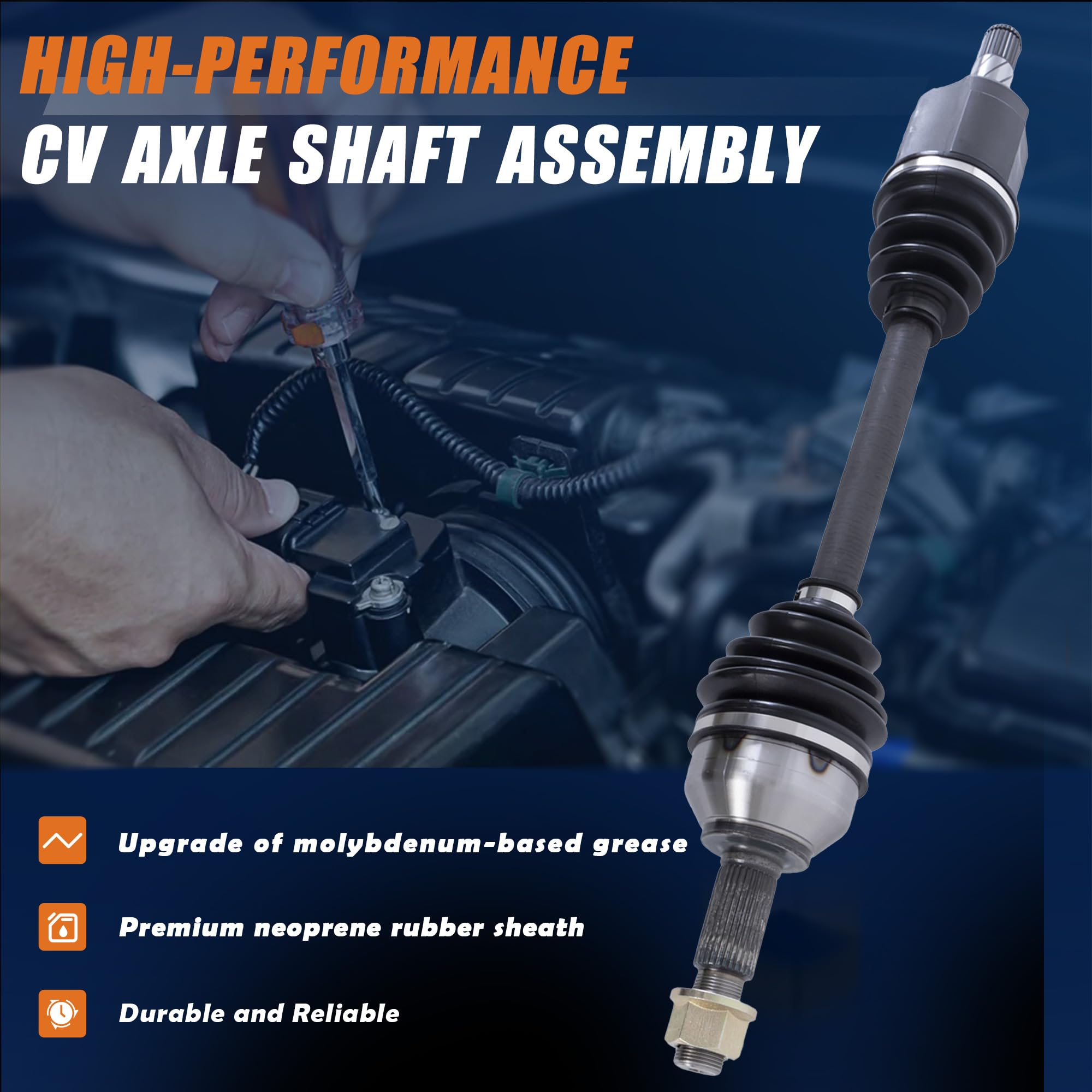 Amazon.com: KUIPERAUTO CV Axle Shaft Assembly 39101ET80C