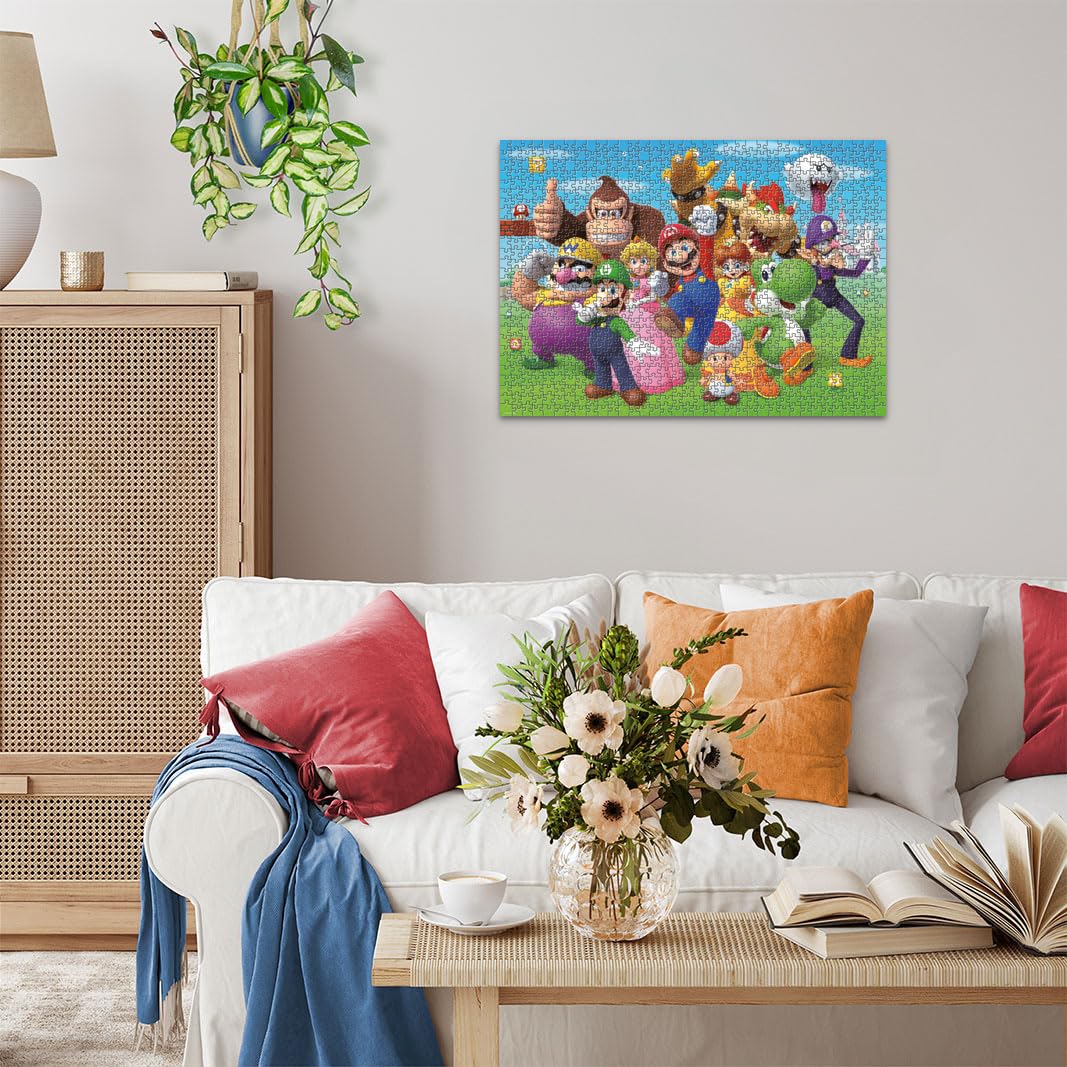 Ravensburger - Puzzle 1000 Pezzi Super Mario | Puzzle Super Mario Adulti E Bambini Con Una Misura Di 70x50 Cm | Regalo Per Adulti E Bambini Da 14 Anni E Più
