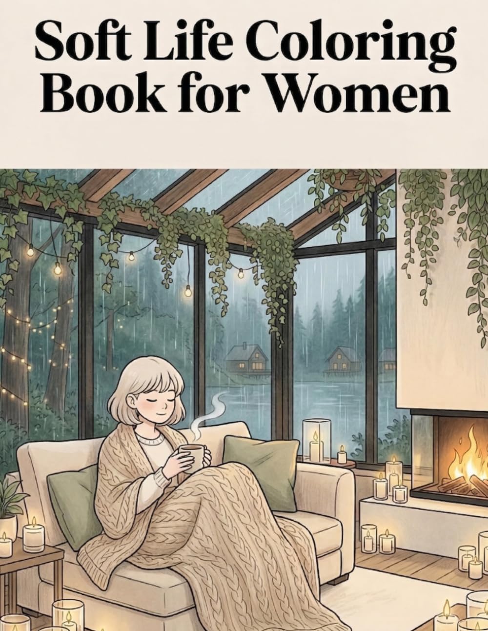 Soft Life Coloring Book for Women: Cozy Moments, Calm Routines & Simple Living Scenes | Relaxing Aesthetic Coloring for Stress Relief