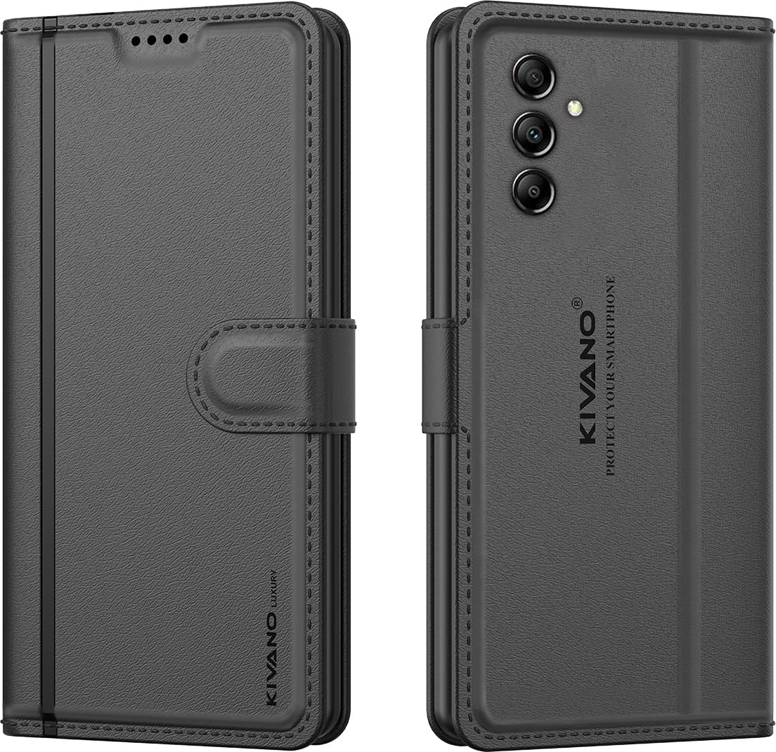 KIVANO LUXE® Compatible with Samsung Galaxy A14 5G Artisanal Leather Wallet Case with Card Holder for Men Women, Magnetic Flip Folio Cover with Stand RFID Blocking Cell Phone Case (B0CB4N28YK) Amazon Price History, Amazon Price Tracker