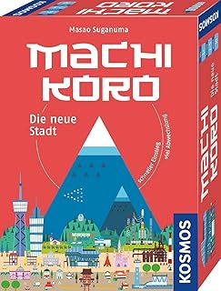 Comprar Kosmos 683344 Machi Koro - La Nueva Ciudad, construcción rápida, Gran diversión, Juego Compacto con Cartas y Dados, para 2 a 4 Personas, a Partir de 8 años, Juego de Mesa