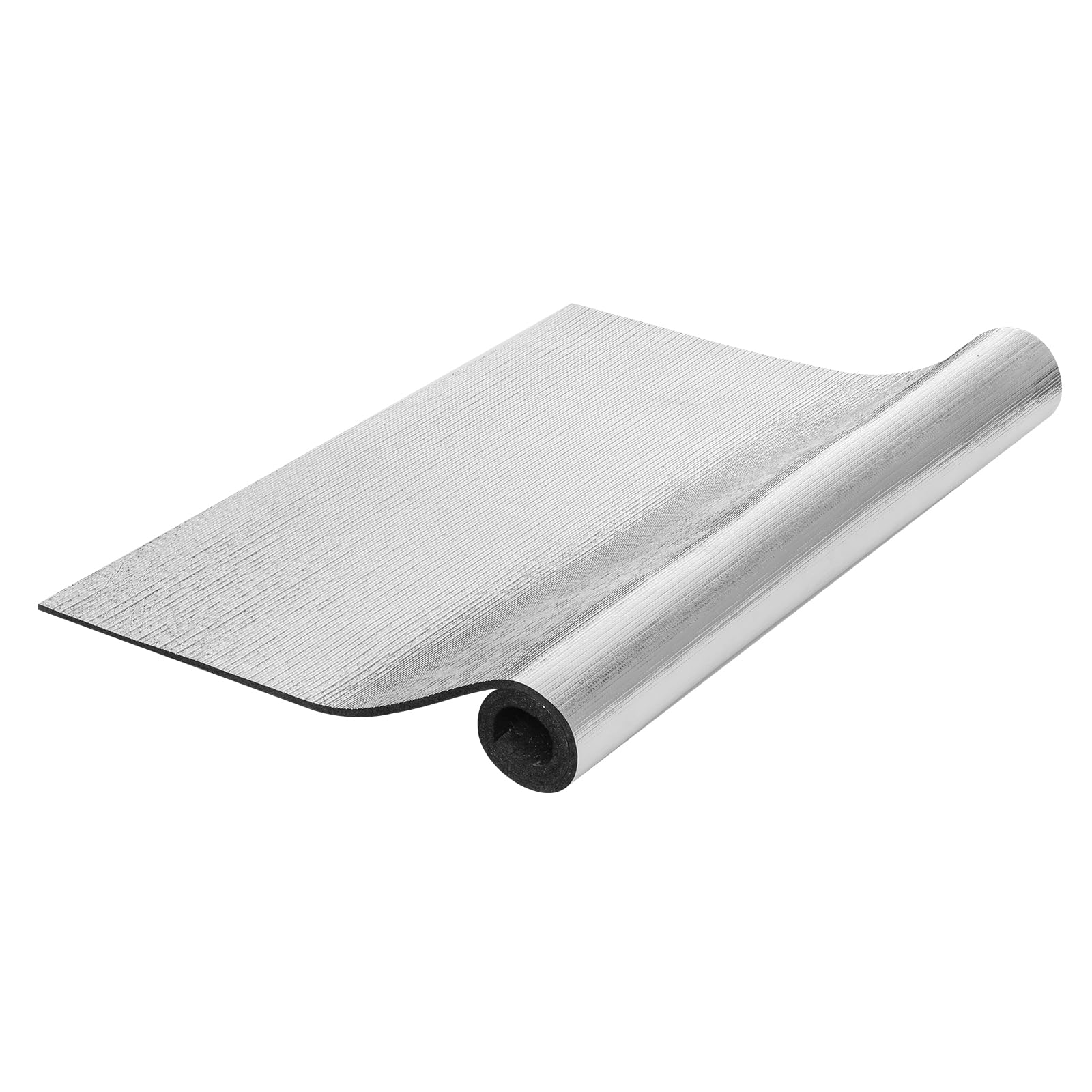 VEVOR Rotolo di Isolamento Riflettente, Barriera Radiante con Anima in Schiuma XPE, 1020 x 1524 mm, Scudo Riflettente del Calore con Anima in Schiuma di Alluminio, Rotolo per Garage Finestre Camper