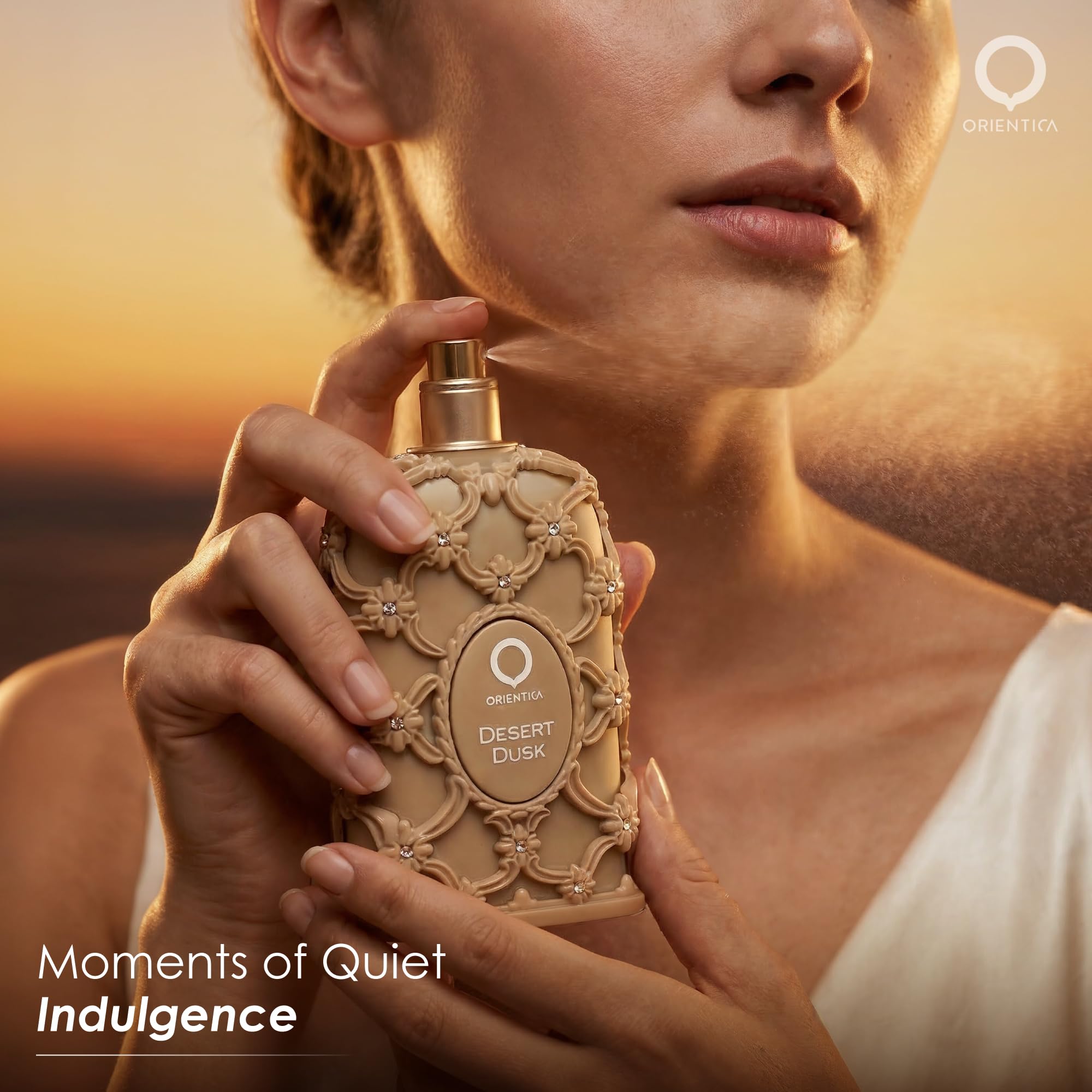 Orientica Desert Dusk Extrait de Parfum 80 ml – Perfume de nicho de lujo para hombre y mujer, fragancia intensa de oud, larga duración, perfume árabe premium, idea de regalo