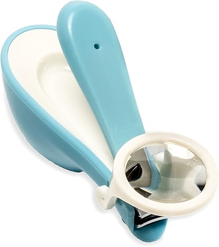 Miniatura 3 de - Número 1 del mundo, juego de manicura y pedicura para viaje (9 piezas, TS-8010RG), fabricado en Corea desde 1975, de Three Seven 777, Azul celeste