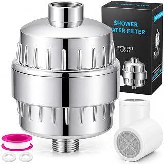 BRICH Duschfilter gegen Hartes Wasser, 25000 Gallonen Shower Filter Kalk
