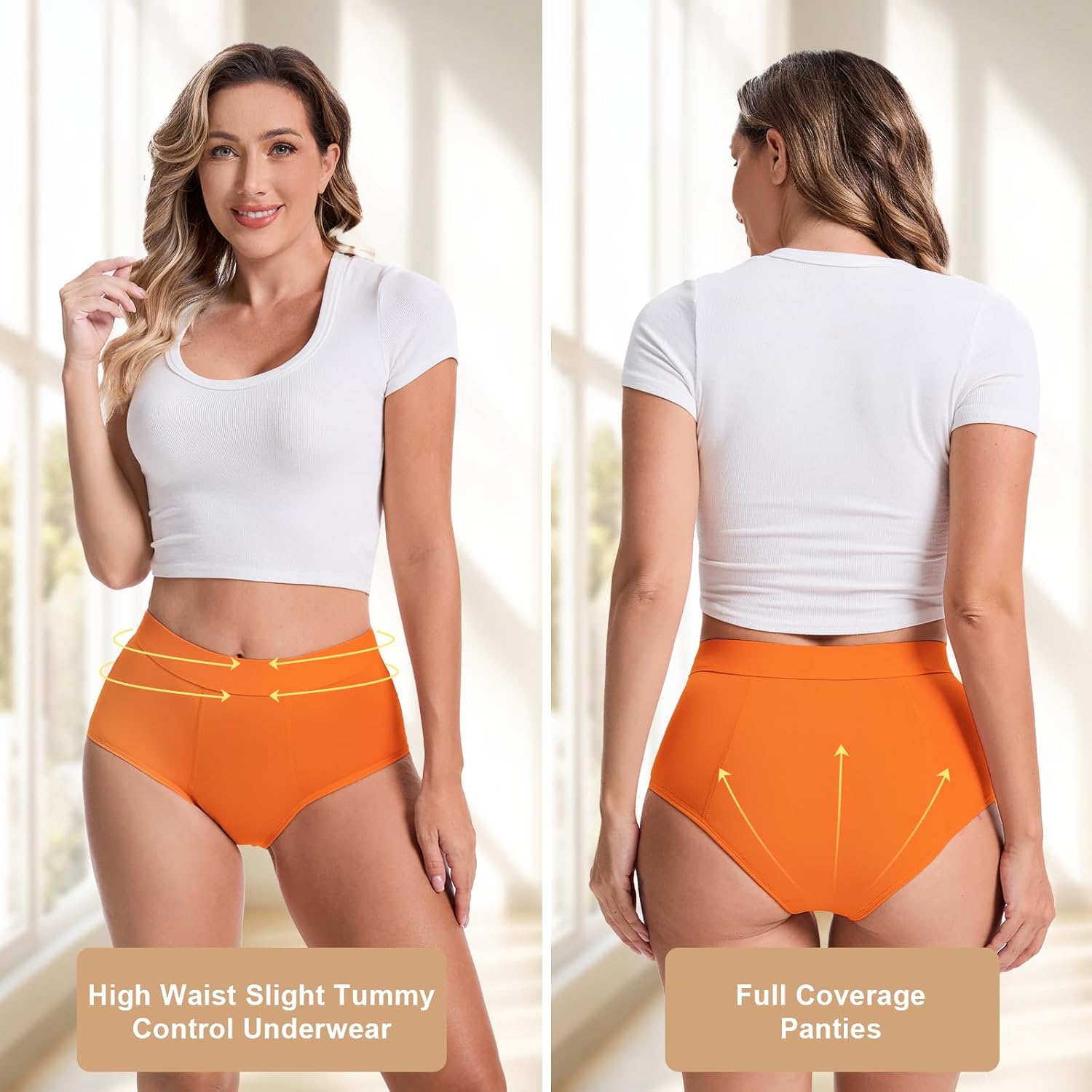 ToVii Leak Proof Period Underwear for Women Heavy Flow Washable Plus Size Period Panties Washable Incontinence Underwear - Image 9