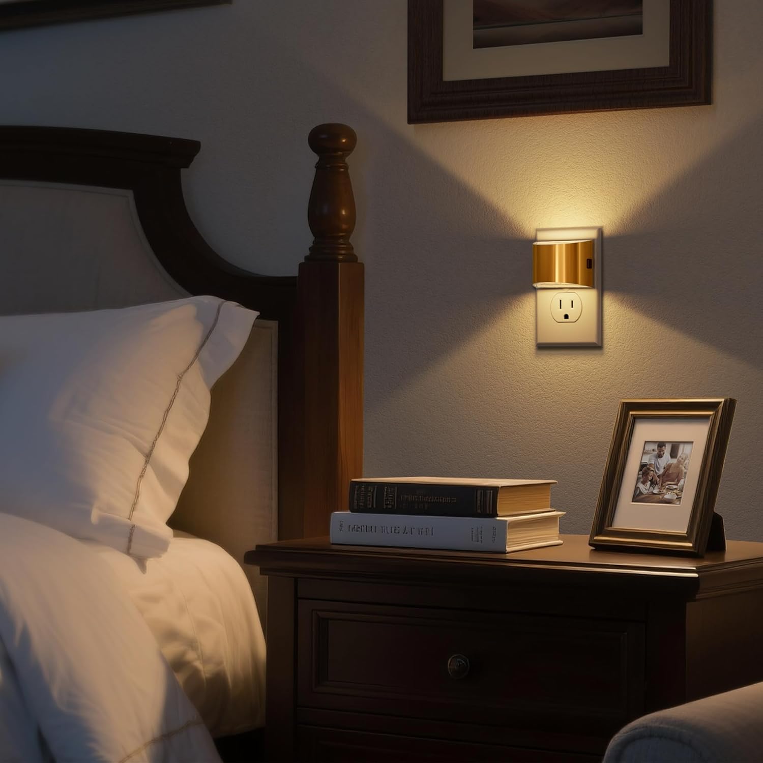 DORESshop LED Night Light[2 Pack] Review: Golden Glow, Adjustable Brightness & Smart Sensor for Every USA Home – 2024 Edition! Review USA 2025