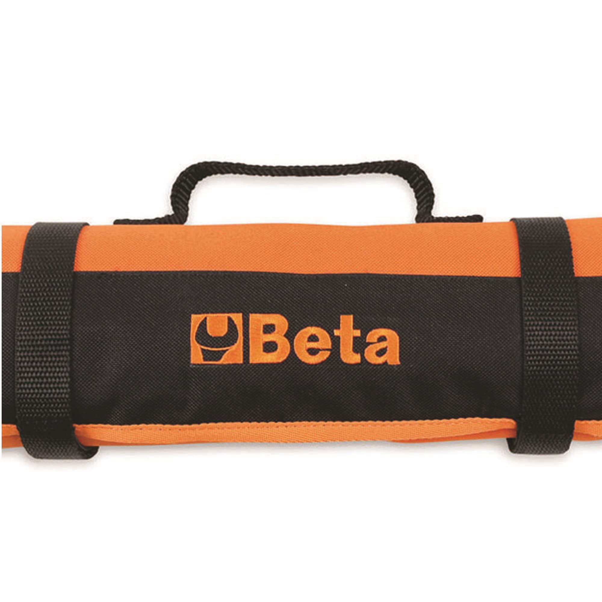 BETA - Set 12 Chiavi a Forchetta Doppie Cromate da 6x7 a 30x32 mm con Busta Avvolgibile in Poliestere Resistente, Serie Chiavi Professionali per Serraggio Dadi e Bulloni Officina, 55/B12N