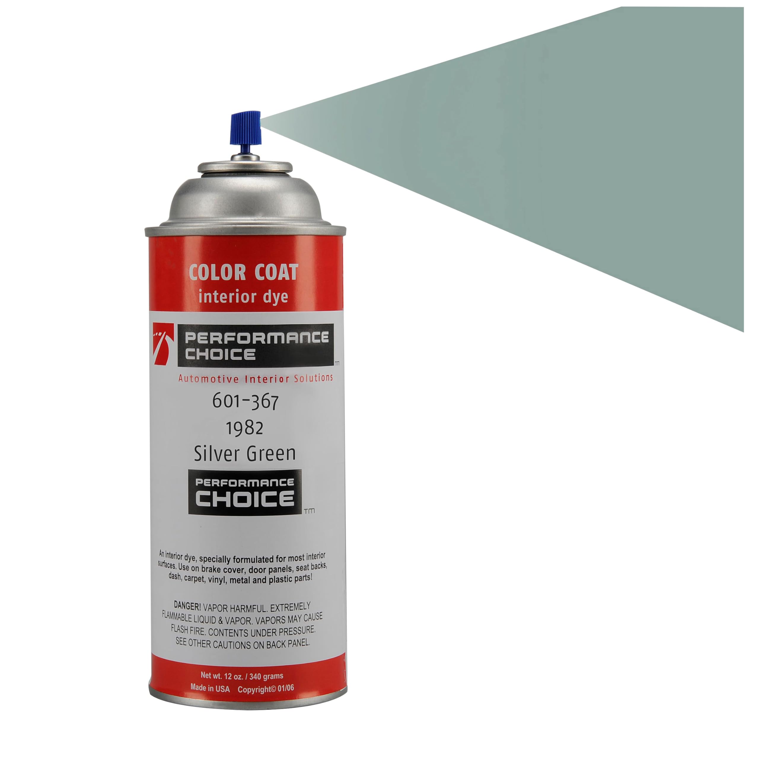 Corvette C3 Interior Color Coat – Silver Green Spray, 12?oz (1982)