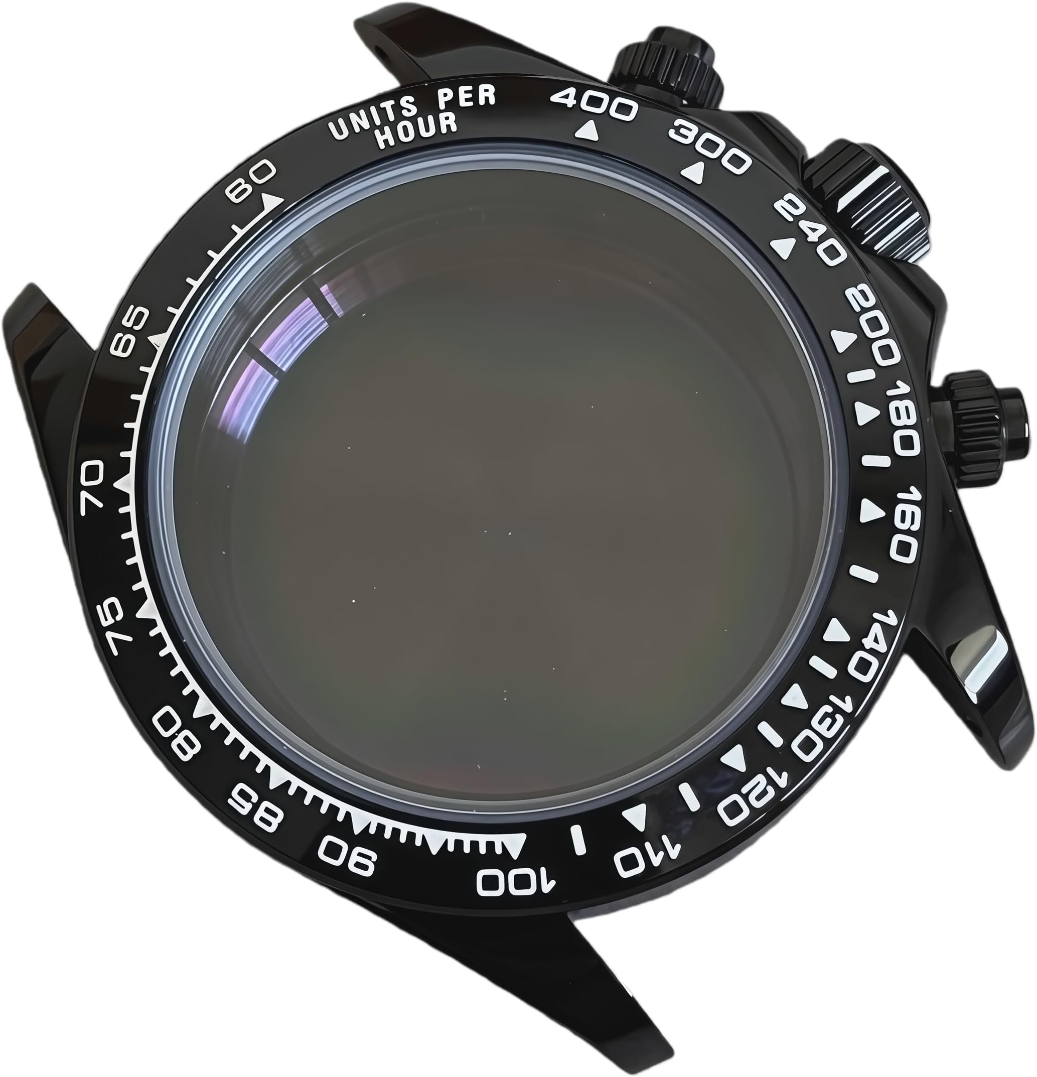 40mm Chronograph Watch Case Fits 29.5mm Dial VK63 Quartz Movement Tachymeter Bezel Stainless Steel Mod Parts for Rolex Cosmograph Daytona