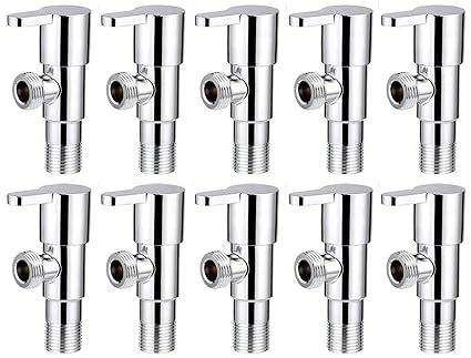 JOYWAY Fussion Angle Valve Stop Cock Steel Without Flange - Pack of 10 Pieces