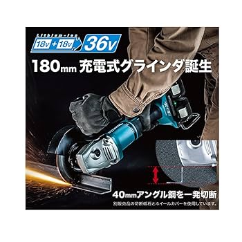マキタグラインダー180 180ミリ充電式ディスクグラインダ GA037G | マキタ | MISUMI(ミスミ)