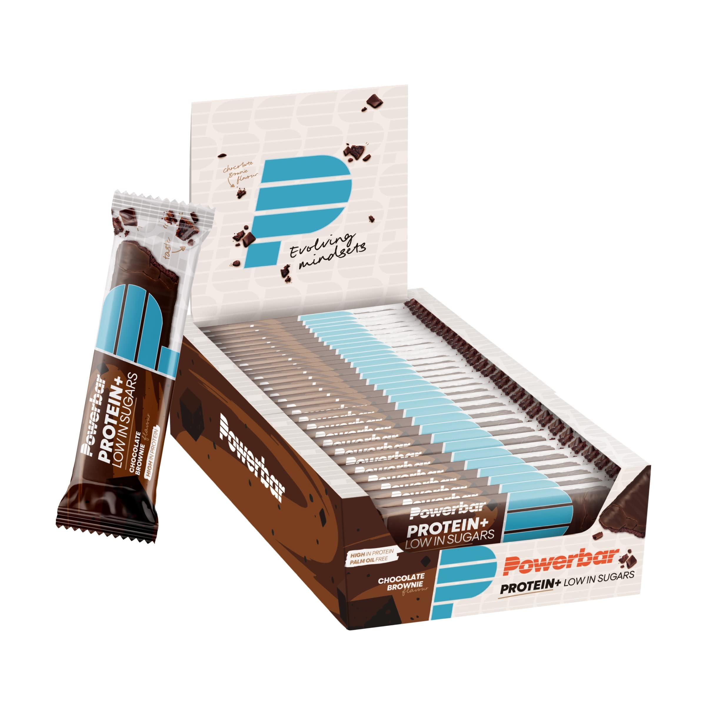 PowerBar 35 g Chocolate Brownie Protein Plus Low Sugar Bar - by Power Bar