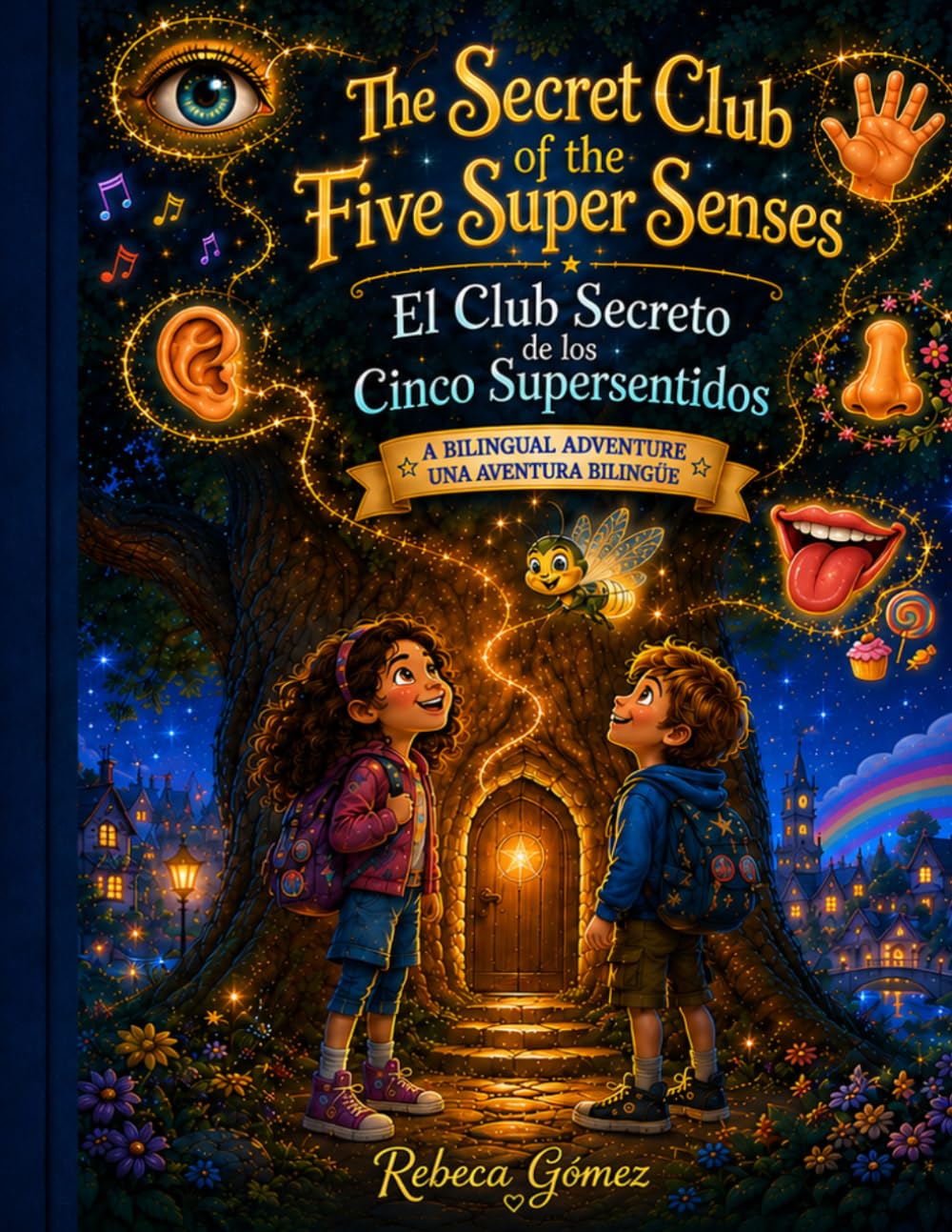 The Secret Club Of The Five Super Senses El Club Secreto de los Cinco Supersentidos: Science Through Magic and Imagination-English and Spanish