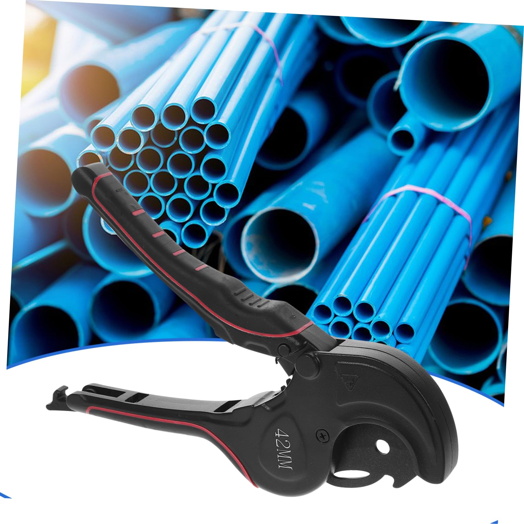 DOITOOL Cortatubos Profesional para Tubos Pvc, Tijeras de Corte Acero Inoxidable y Aleación de Aluminio, Uso Manual en Fontanería