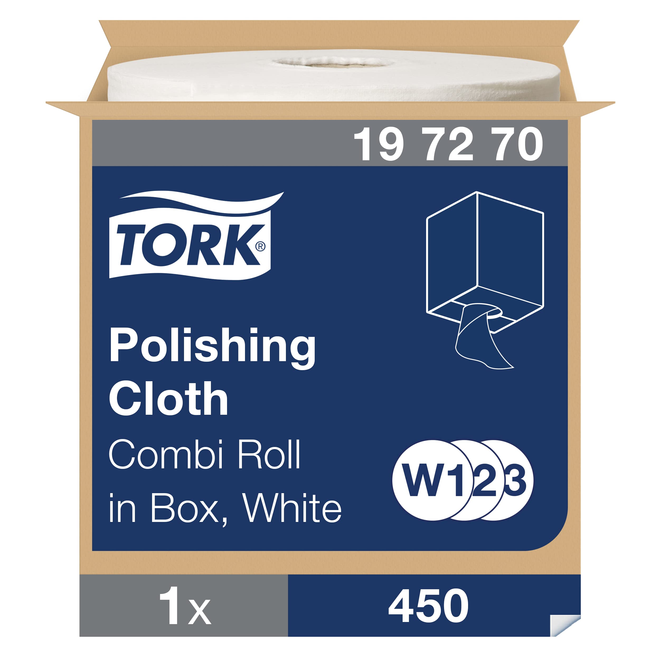 Tork Tork Dry Polishing Wipes, Roll of 450, 171 m x 315 mm