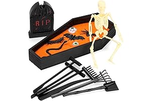 Miniature Halloween Coffin Zen Garden Kit