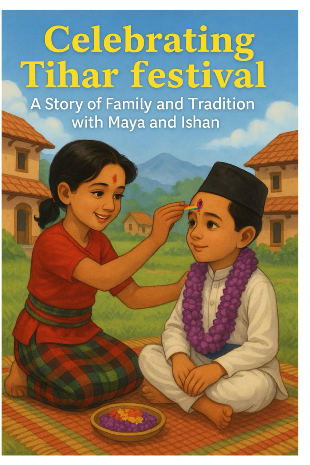 Celebrating Tihar Festival- A Story of Family and Tradition with Maya and Ishan: About Nepali Culture, Family, and the Festival of Lights