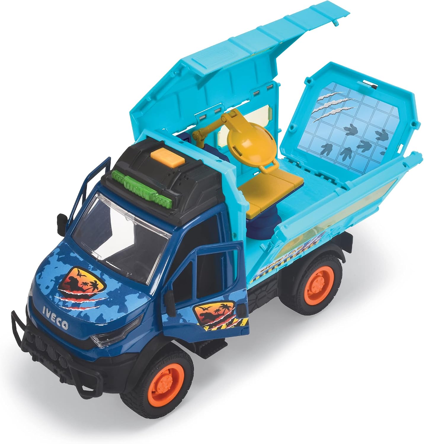 Dickie Toys: Dino World Lab - Light & Sound Kids Playset, Ages 3+