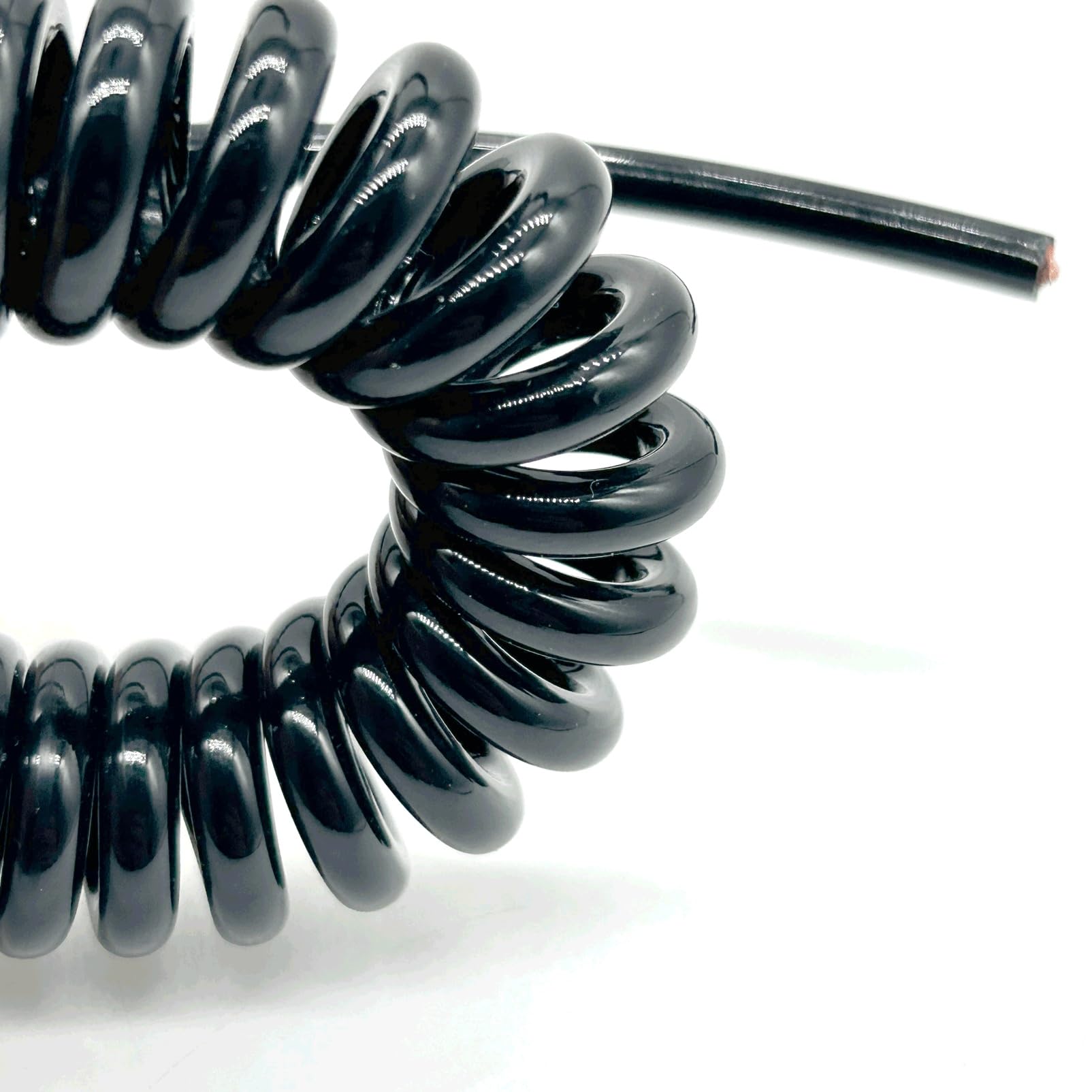 8-żyłowy kabel spiralny 0,5 mm2, skalowalny przedłużacz spiralny do sal wystawowych, wydłużona elastyczność 20 AWG elastyczny rozciągliwy (Stretch 10 metrów)