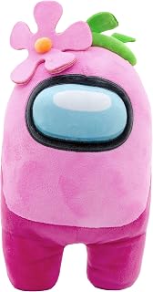 Yume Among Us - Pink with Flower - 12" Plush