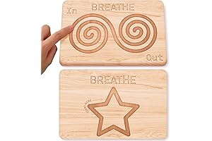 Demissle Finger Labyrinth Handheld Breathing Board Pocket Mindful Maze Set