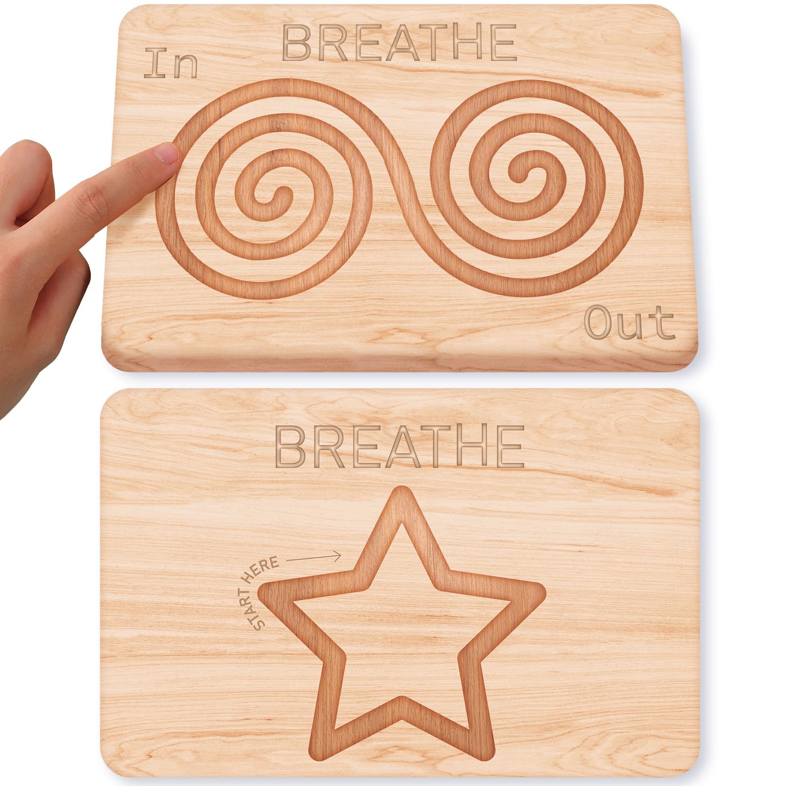 Amazon.com: Demissle 2pcs Finger Labyrinth Handheld Breathing