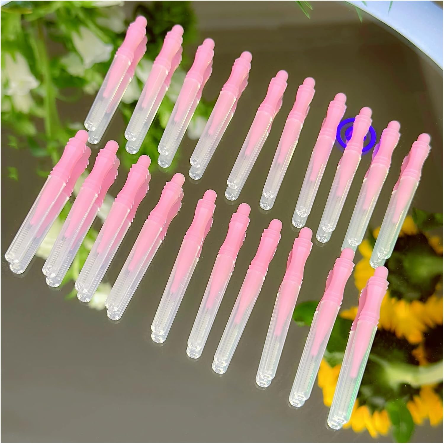 Lash Lift And T-i-n-t Tools, Lash Lifting Supplies, Brow Lamination Brushes, DIY Eyelash Perm Accessories At Home, Portable Brush Kit With Eye Pads All in one Individual 5 packs For Professional Use