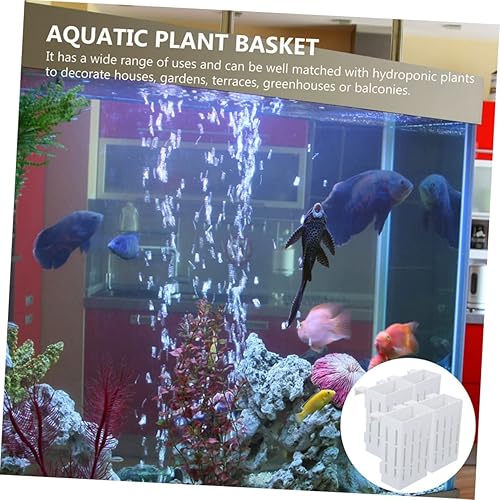 Miniatura 6 de FOMIYES Soporte para plantas de acuario, decoración de pecera, soporte para plantas de acuario con gancho, maceta colgante para plantas