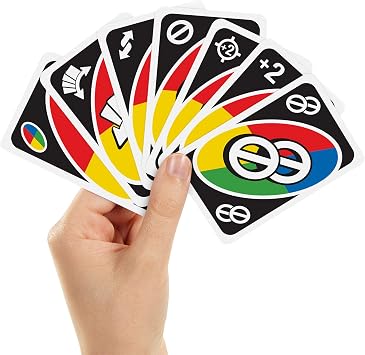 Mattel Games UNO All Wild Card Game with 112 Cards, Gift for Kid, Family & Adult Game Night for Players 7 Years & Older