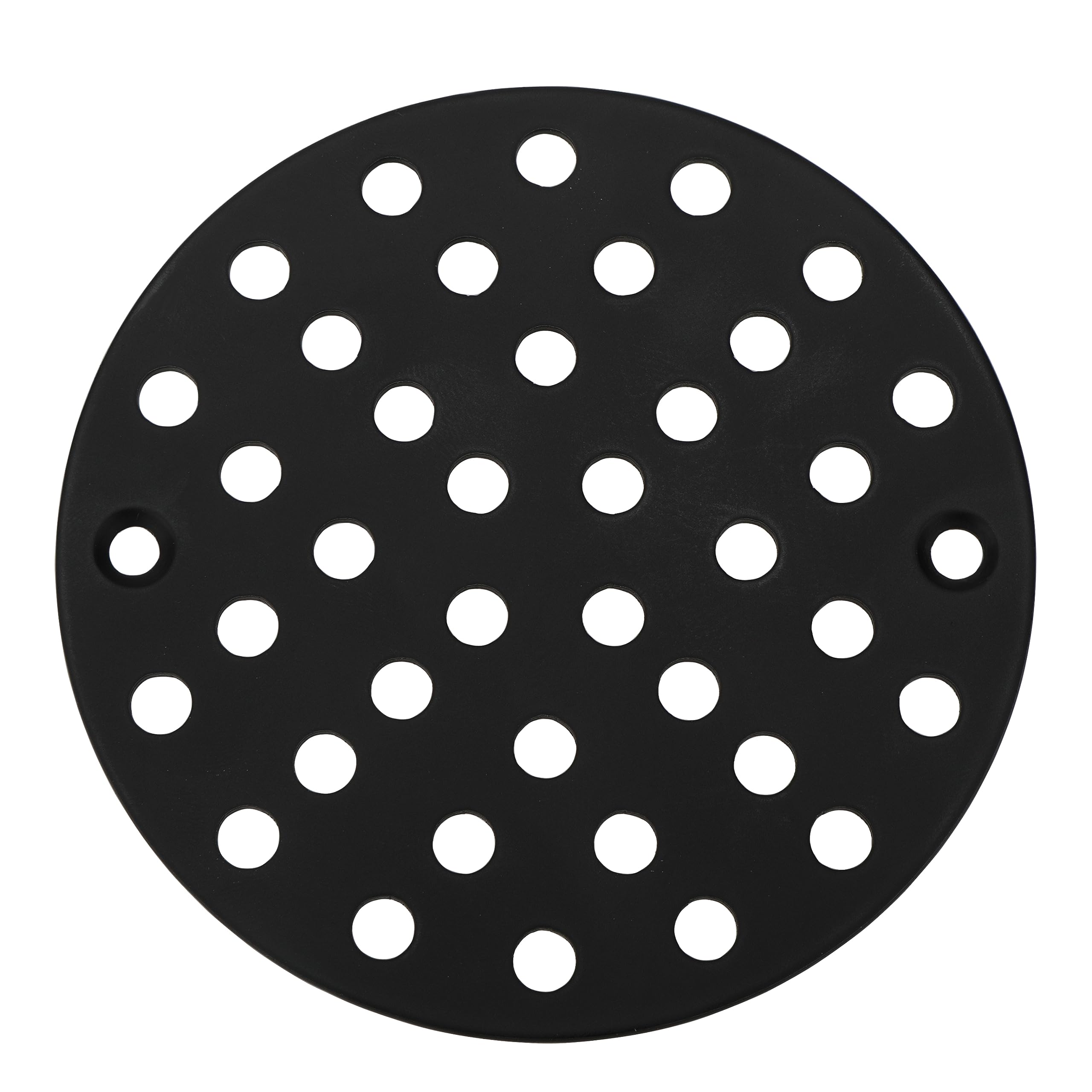 Photo 1 of 4 Inch Floor Drain Filter Cover, Threaded Circular Shower Drain Cover, Used for Replacing Drain Cover, Floor Drain Cover with Screws (Black)