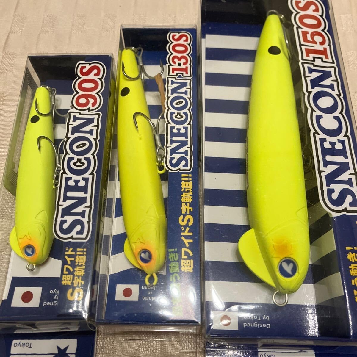 Blue Blue SNECON 130S 90S ミノー ルアー 4本セット 【公式通販】