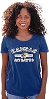 Vista 7 de Blue 84 NCAA - Camiseta con licencia oficial de la NCAA para mujer, color del equipo atlético