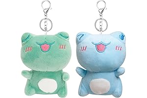 Anboor 2-Pack Frog Keychains for Party Favors