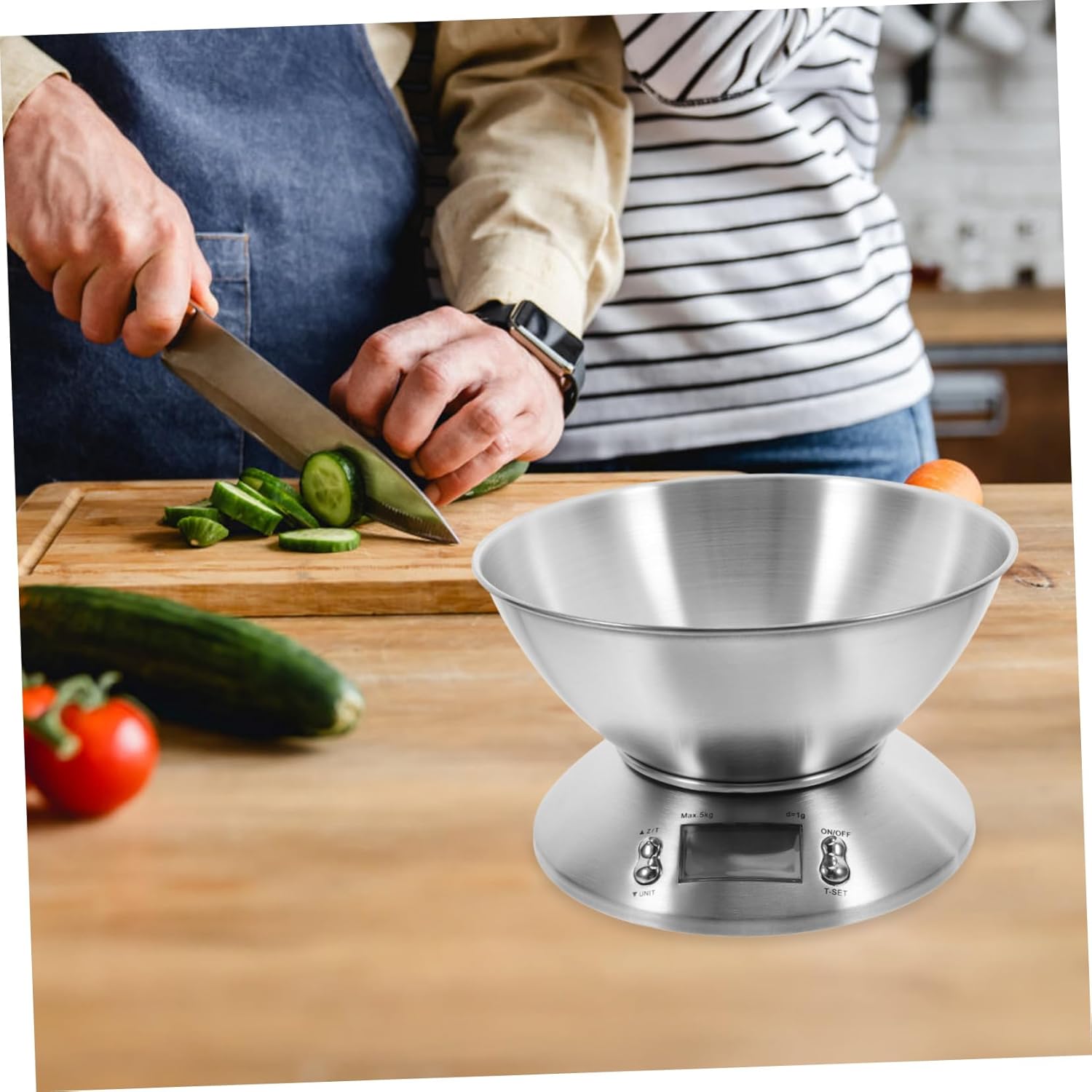 LIFKOME Multi-Functional Kitchen Digital Scale 5000g High Precision Stainless Steel Perfect for Baking Cooking Ingredients