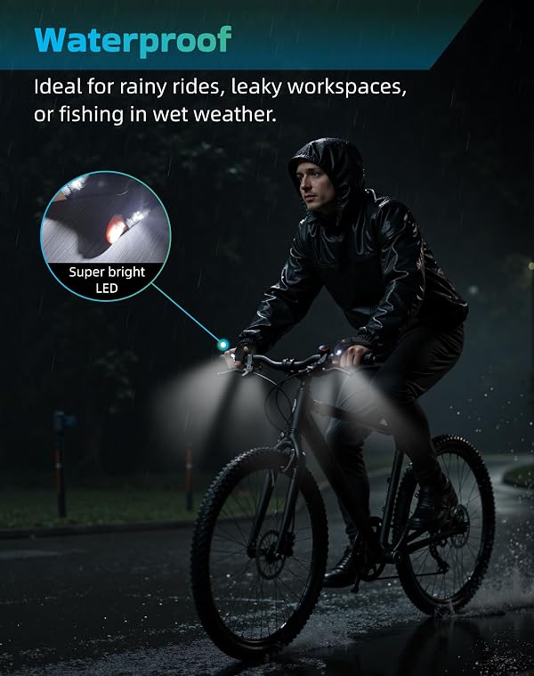 LED Flashlight Gloves with Toggle Switch, Gifts for Men Boyfriend Husband by Wizstar - Used condition - Image 8