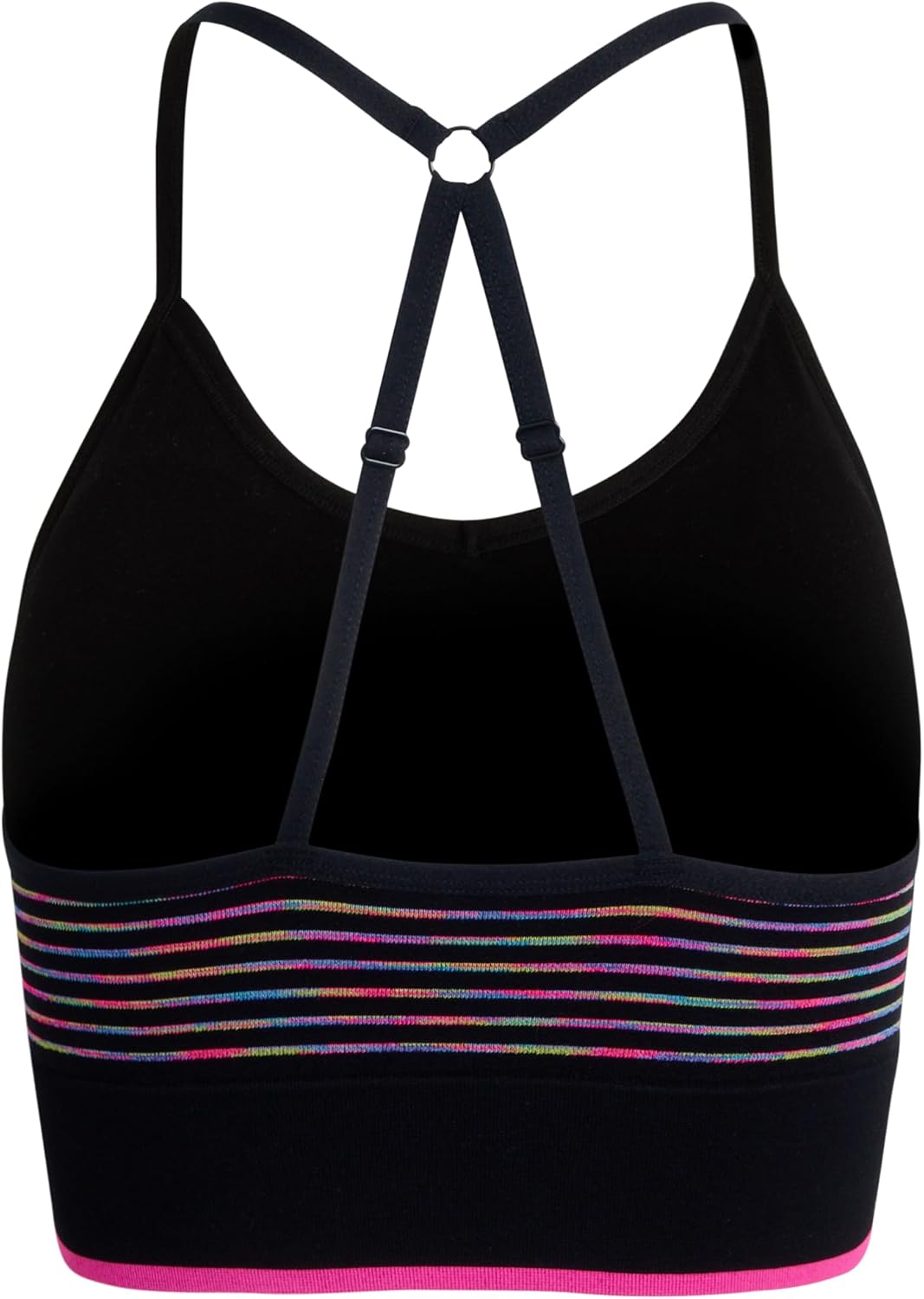 Reebok Womens Sports Bras - 4 Pack Seamless Soft Stretch Padded Sports Bras for Women with Adjustable Crossback Straps - Image 6