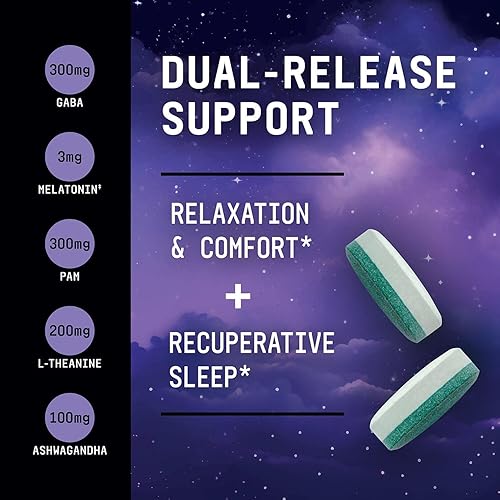 Miniatura 6 de Beyond Raw Sueño anabólico, alivio del estrés, sueño y recuperación de duelo, 60 unidades