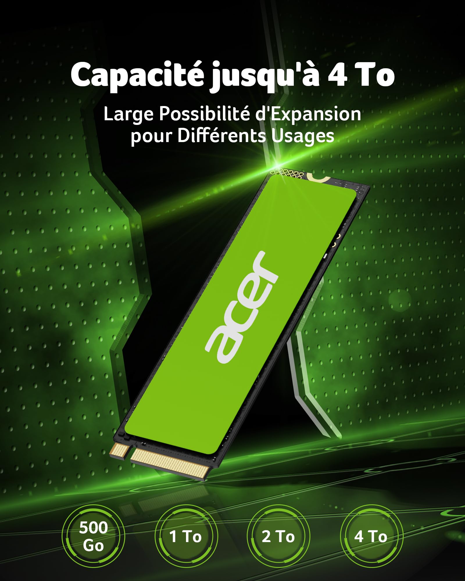 acer FA200 PCIe 4.0 NVMe SSD 4TB: up to 7200MB/s Read Speed