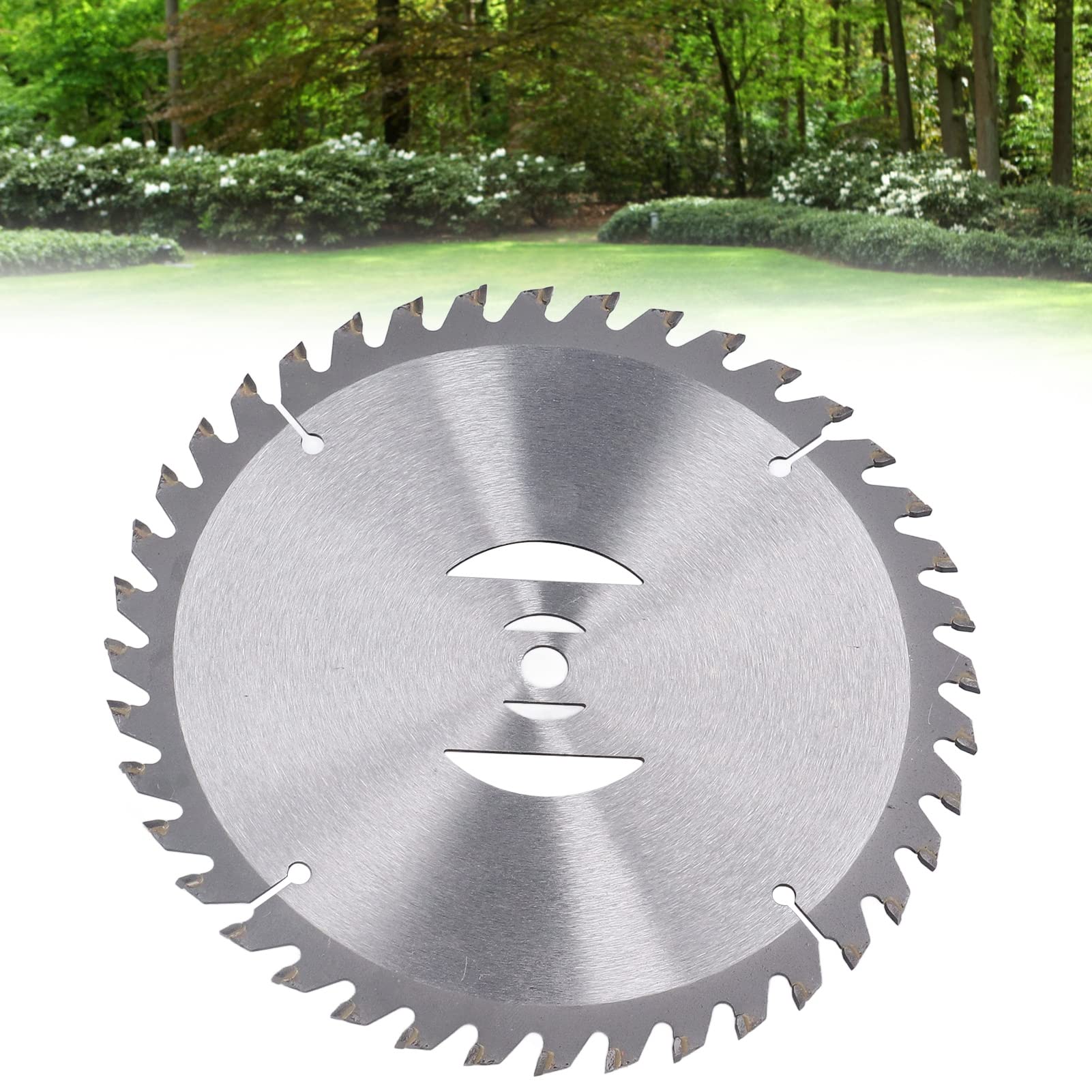 Brush Cutter Blades,Weed Eater Blades, Circular Saw Brush Cutter, Manganese Steel Round Chainsaw