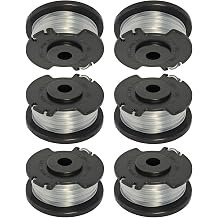 HT-19-401-003-06 Compatible with Hyper Tough HT-19-401-003-07,HT21-401-003-03,HT21-401-003-02 and 20V Max Hyper Tough String Trimmer,Replacement Trimmer Spool 0.065" 17ft Line -6Pack