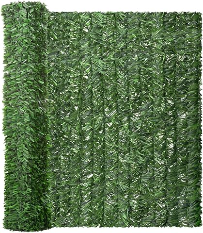 LOLAhome Seto Artificial Verde de 1,5x3 m. 1 Unidad. Alta Ocultación, con Tratamiento UV, Realista y Natural, No inflamable, Transpirable. para Jardín, Balcón, Terraza