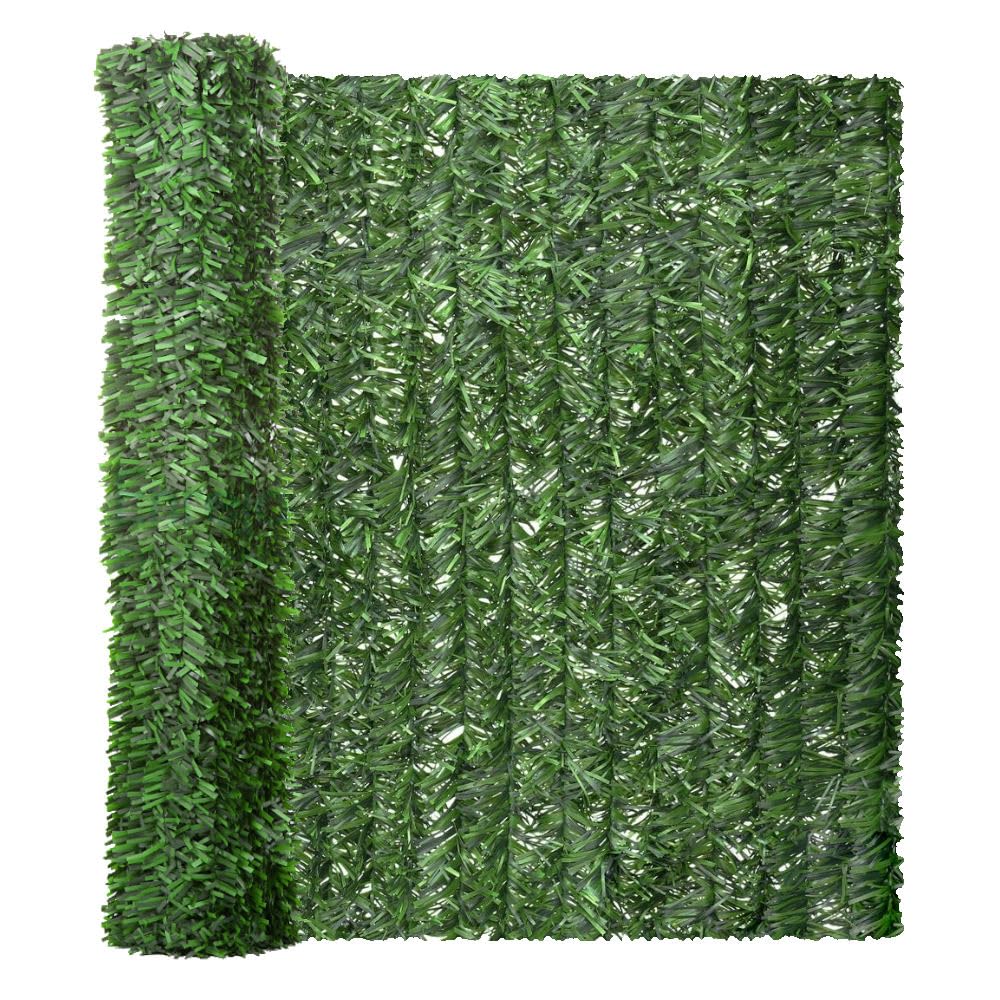 LOLAhome Seto Artificial Verde de 2x3 m. 1 Unidad. Alta Ocultación, con Tratamiento UV, Realista y Natural, No inflamable, Transpirable. para Jardín, Balcón, Terraza