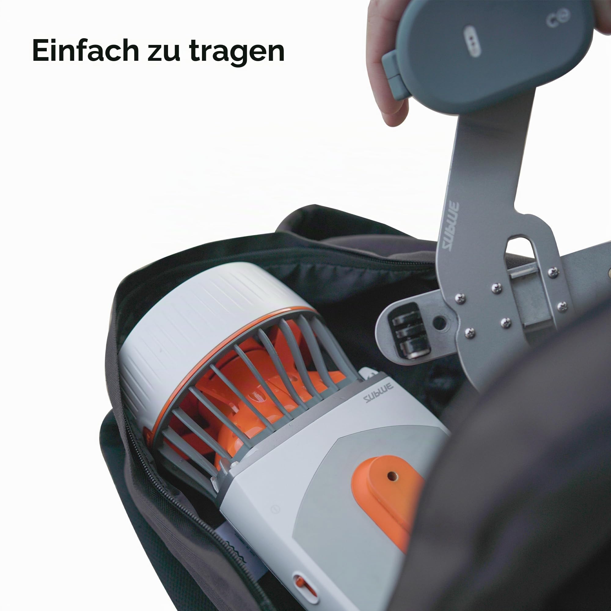 Tini Unterwasser-Scooter mit Action-Kamera-Halterung, abnehmbar, modular, für SUP-Paddleboards, 2 Gänge, 45 Minuten, Schwimmbad, Tauchen, Schnorcheln