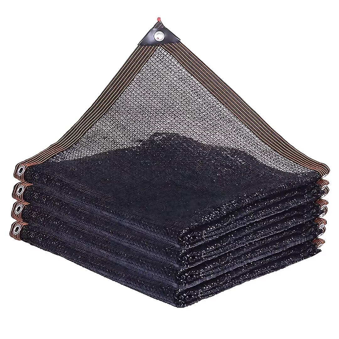 Filet d'ombrage Jardin 8 Broches 5X10m, Filet Protection Solaire Serre, Toile d'ombrage de Protection Solaire avec Oeillets, Résistant aux UV 90%, Maille Bâche
