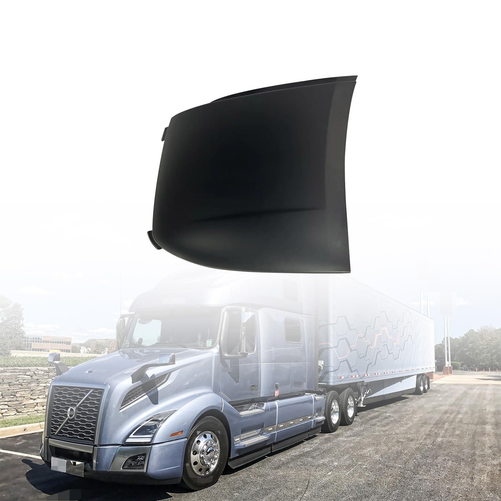 Front Bumper Corner End Cover Fits 2018-2023 Vo-lvo VNL (Left Driver Side)