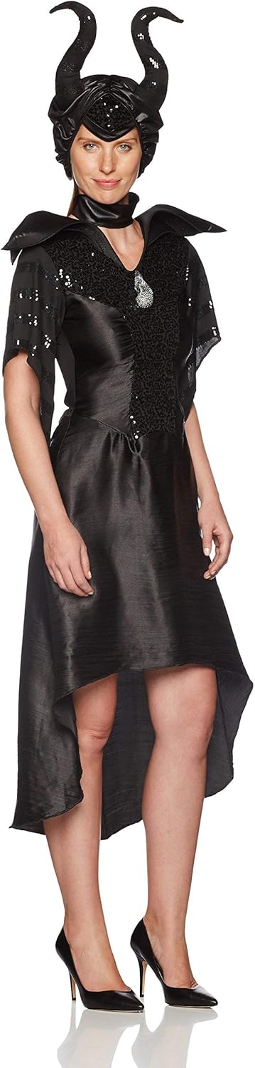 Disguise Women's Disney Maleficent Movie Christening Deluxe Glam Gown
